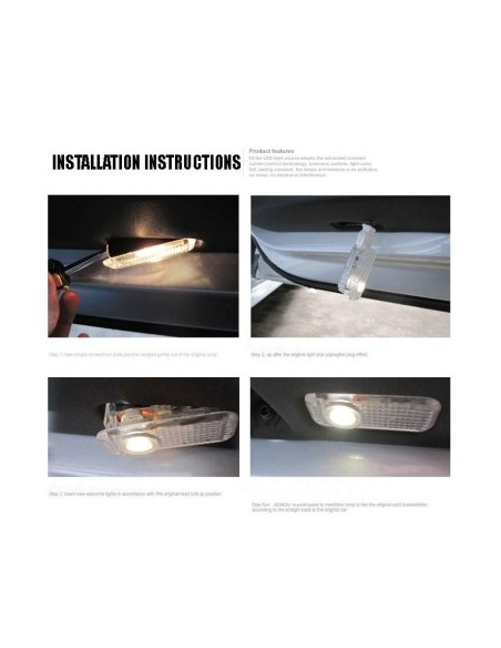Door Logo for Mercedes Class C W203, CLK, SLK