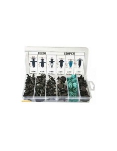 Universal car clips set 120 pieces for Toyota, Honda,...