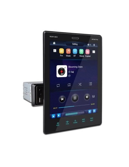 Player MP5 1DIN universal, Full HD with 9.5'' TFT touch screen, Bluetooth 9510