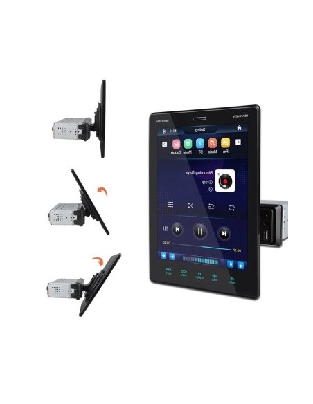Player MP5 1DIN universal, Full HD with 9.5'' TFT touch screen, Bluetooth 9510