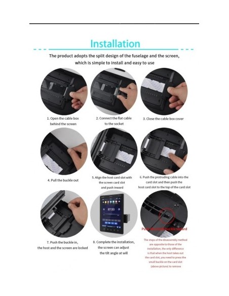 Player MP5 1DIN universal, Full HD με οθόνη TFT 9.5'' με touch screen, Bluetooth 9510