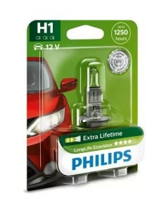 Philips H1 LongLife EcoVision 12V, 55W car bulb