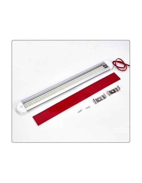 LED лампа 12-24V 30CM, 120 SMD осветление за интериор за фургони, камиони, лекотоварни автомобили, леки автомобили и др.