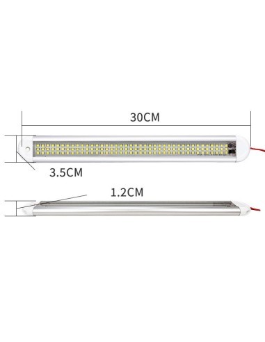 LED лампа 12-24V 30CM, 120 SMD осветление за...