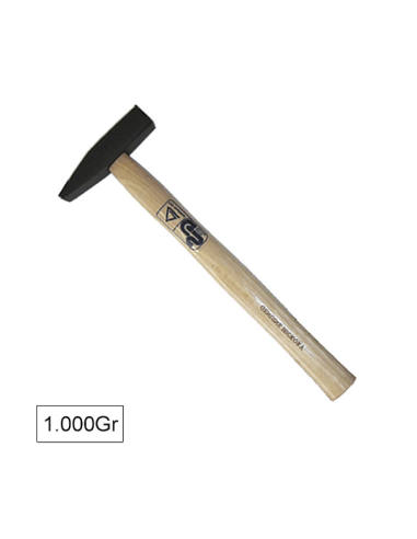 Blacksmith Hammer with Wooden Handle 1000g