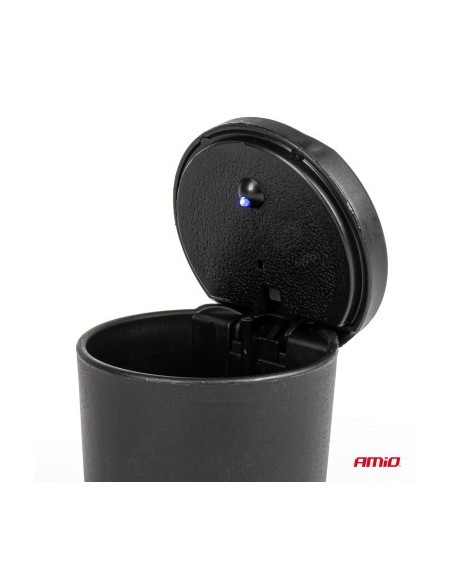 LED Car Ashtray with Dual Mounting