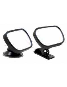 Car rearview mirror for child monitoring with 2 adapters...