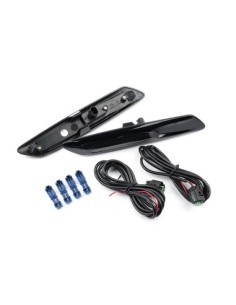 Комплект 2 Черни LED Динамични Секвенциални Мигач с... 2