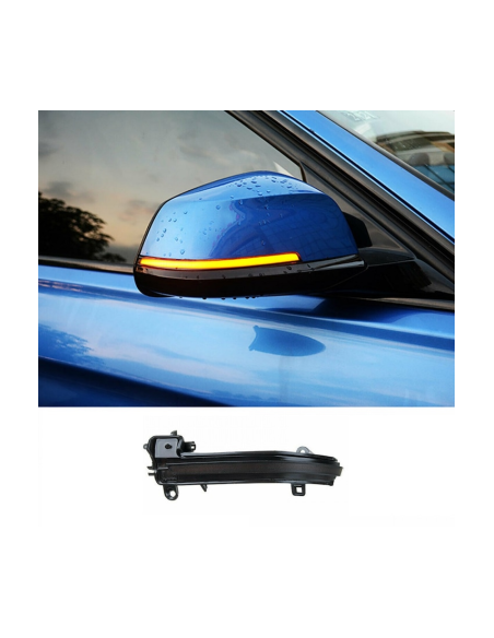 Set 2 Dynamic LED Mirror Indicators for BMW Series 1, 2, 3, 4, X1, i3