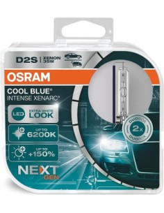 Set 2 Car Xenon Bulbs D2S Osram Xenarc Original Cool Blue...