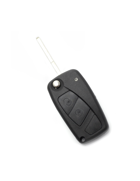 Key case type knife, 2 buttons for Fiat black