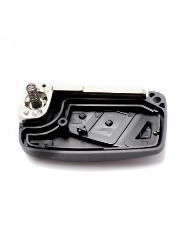 Key case type knife, 2 buttons for Fiat black