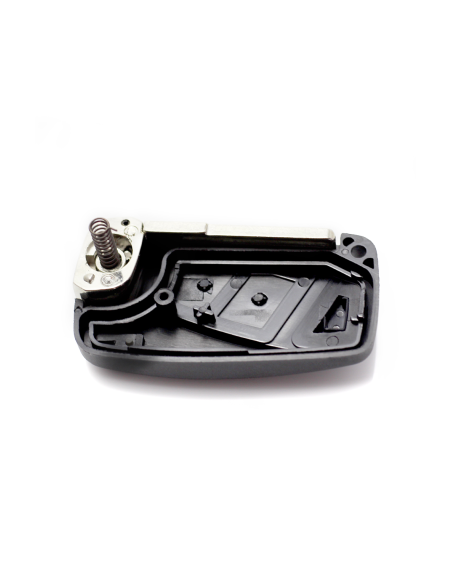 Key case type knife, 2 buttons for Fiat black
