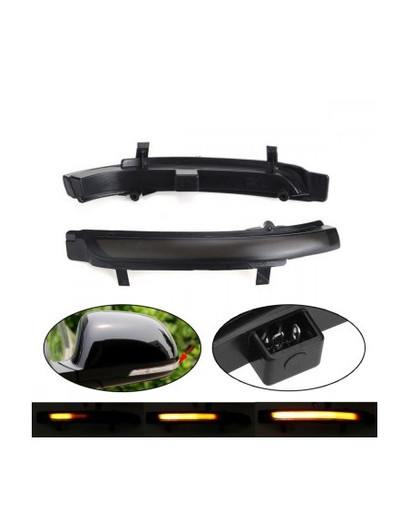 Set 2 Dynamic Led Mirror Indicators for Skoda Octavia 2 FL 1Z3, Superb 2