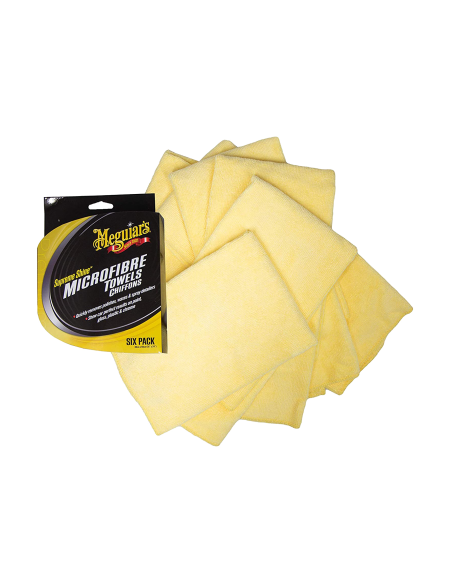 Microfiber Cloths Meguiar's Supreme Shine Microfibre, set of 6 pieces