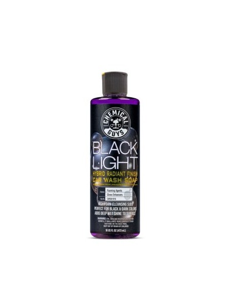 Σαμπουάν αυτοκινήτου για μαύρη καρότσα ChemicalGuys Black Light Hybrid, 473 ml