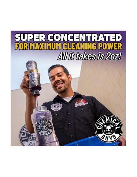 Σαμπουάν αυτοκινήτου για μαύρη καρότσα ChemicalGuys Black Light Hybrid, 473 ml