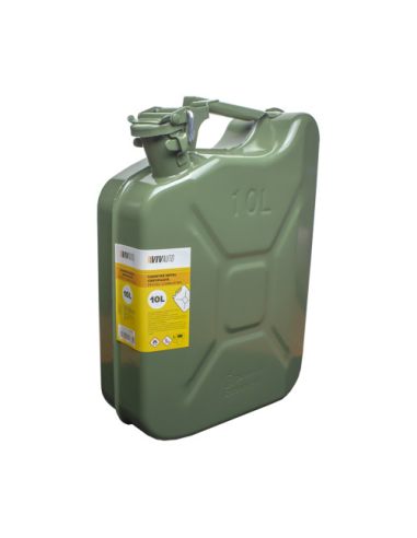 Metal Fuel Can, Certified, Military Type 10L