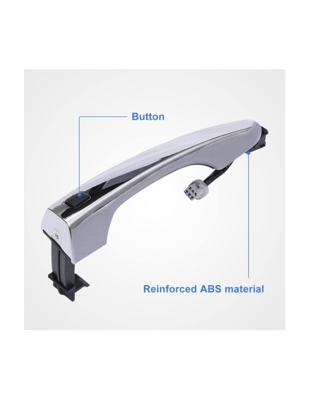 Right Front Door Handle Keyless Entry with Button, Smart Key for Hyundai Tucson 3 2015-2020
