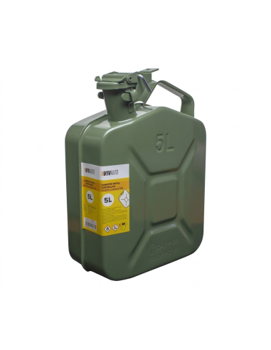 Metal Fuel Can, Certified, Military Type 5L