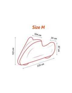 Motorcycle Exterior Cover Size M Mega Drive 2