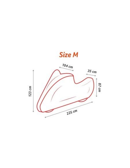 Motorcycle Exterior Cover Size M Mega Drive
