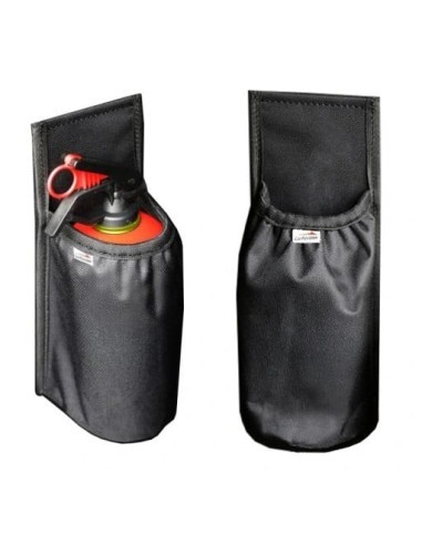 Luggage rack support for car fire extinguisher...