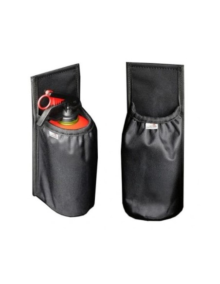 Luggage rack support for car fire extinguisher Black