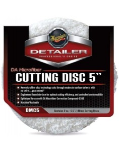 Set of 2 abrasive polishing pads with microfiber...