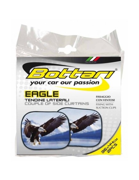 Set 2 side sunshades Eagle 36x44 cm Bottari