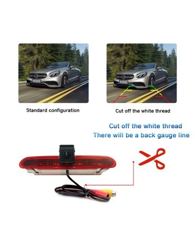 Rearview camera for Fiat Doblo 2010+