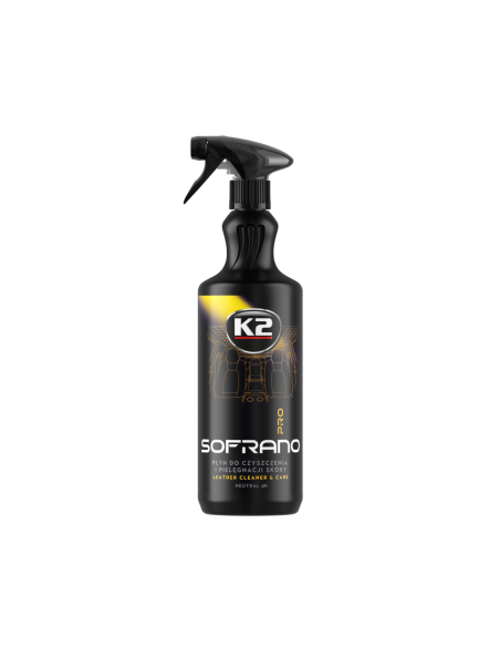 K2 SOFRANO PRO Leather Cleaning and Care Solution, 1l