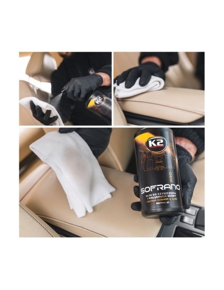 K2 SOFRANO PRO Leather Cleaning and Care Solution, 1l