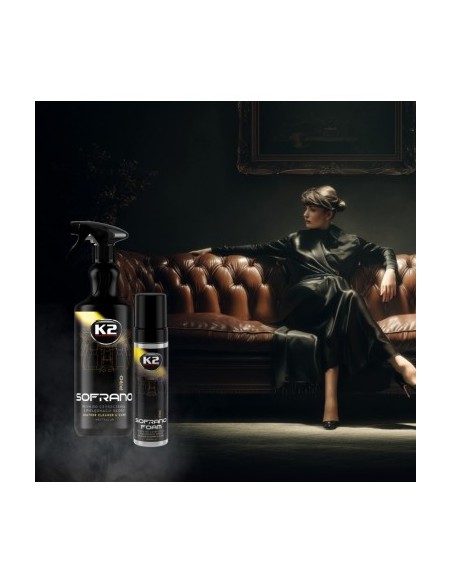 K2 SOFRANO PRO Leather Cleaning and Care Solution, 1l