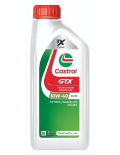 Castrol GTX Ultraclean 10W40 A3/B4 Motor Oil, 1L