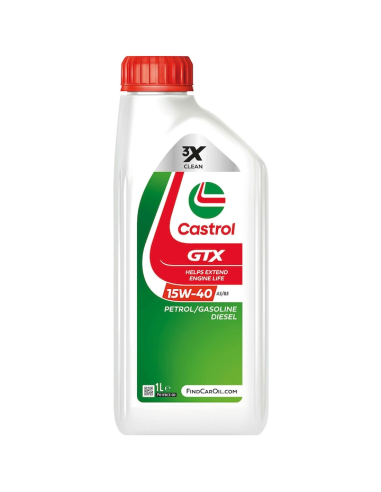 Car engine oil Castrol GTX 15W40 A3/B3, 1L