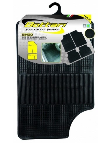 Set of 4 universal rubber mats "BINGO" Bottari
