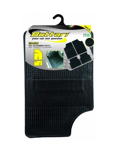 Set of 4 universal rubber mats "BINGO" Bottari