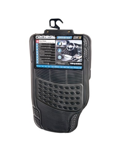 Universal car mats, 4 pcs made of thick rubber...