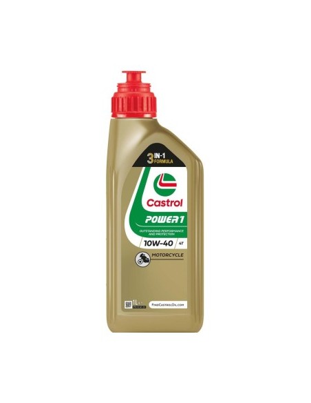Castrol Power 1 4T 10W40 Motorcycle Oil, 1L