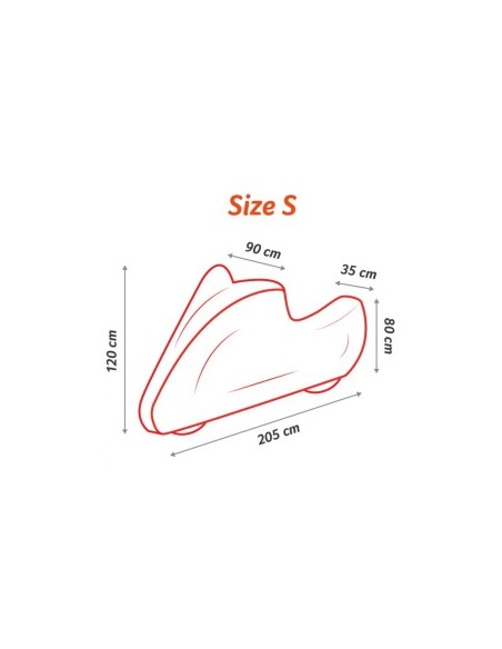 Motorcycle Exterior Cover Size S Mega Drive