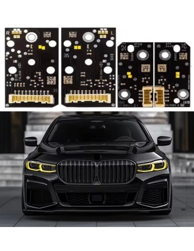 Yellow CSL Style Angel Eyes DRL Module Set for...