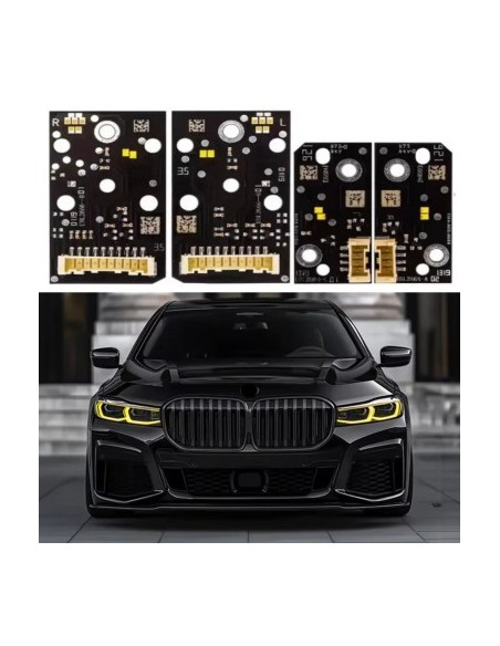 Galbene CSL Style Angel Eyes DRL modul készlet BMW 7-es Sorozat G11, G12 Facelift 2019-2022