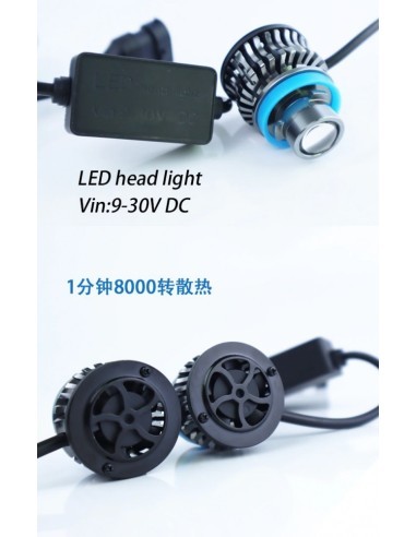 Set 2 leduri HB4, Canbus, laser effect, 6500k,...