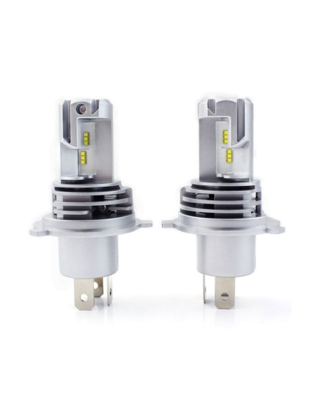 Σετ 2 LED H4 M3 Canbus για αυτοκίνητο, ισχύς 55W, φωτεινότητα 10.000 Lm, 12V-24V