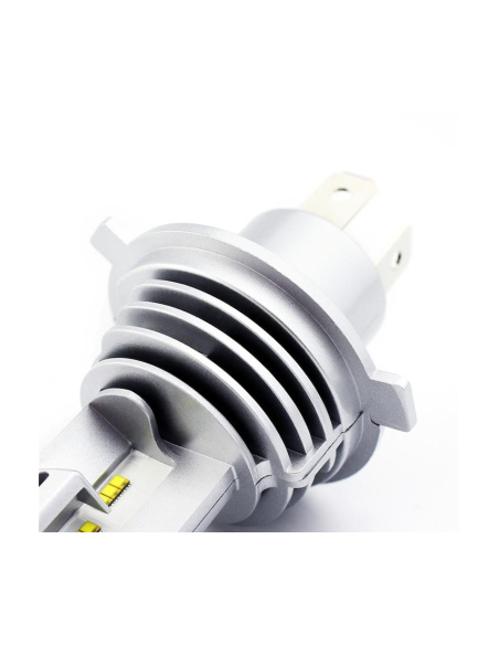 Σετ 2 LED H4 M3 Canbus για αυτοκίνητο, ισχύς 55W, φωτεινότητα 10.000 Lm, 12V-24V