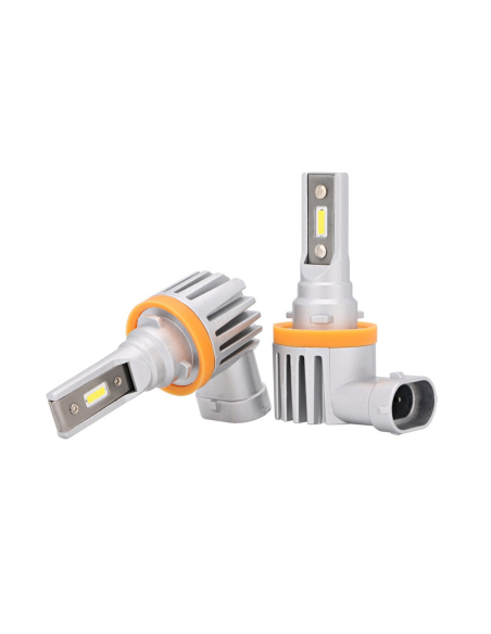 Set 2 car LEDs H8, H9, H11 C12 Canbus, power 13W, brightness 3600 Lm, 12V-24V