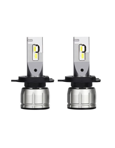 Set 2 H4 P16 Canbus LED bulbs for car headlights, power 60W, brightness 10,000 Lm, 12V