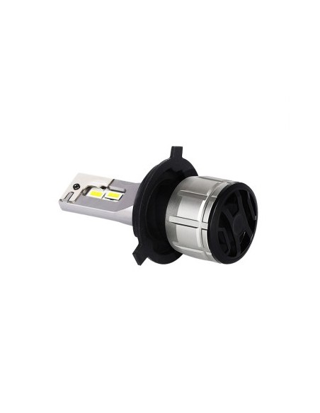 Set 2 H4 P16 Canbus LED bulbs for car headlights, power 60W, brightness 10,000 Lm, 12V