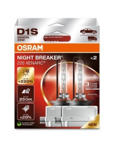 Σετ 2 Λαμπτήρες Αυτοκινήτου Xenon D1S OSRAM NIGHT BREAKER...